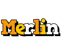 Merlin cartoon logo
