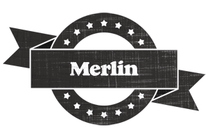 Merlin grunge logo