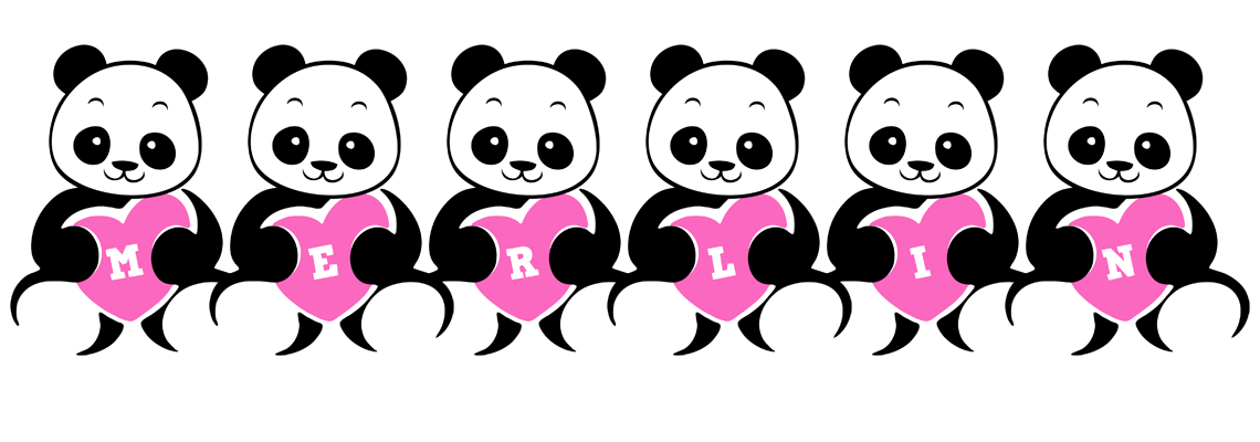 Merlin love-panda logo