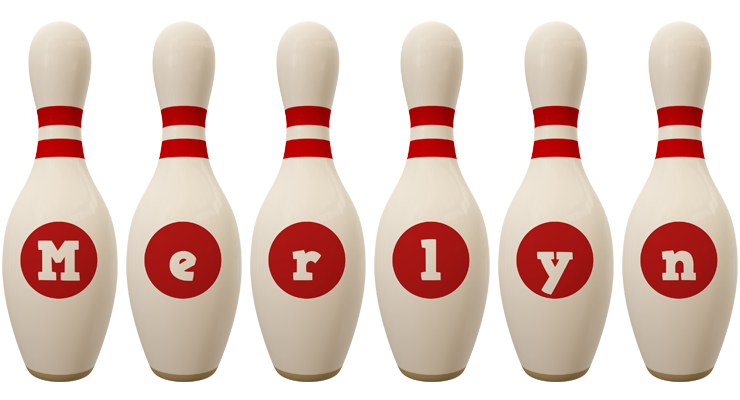 Merlyn bowling-pin logo