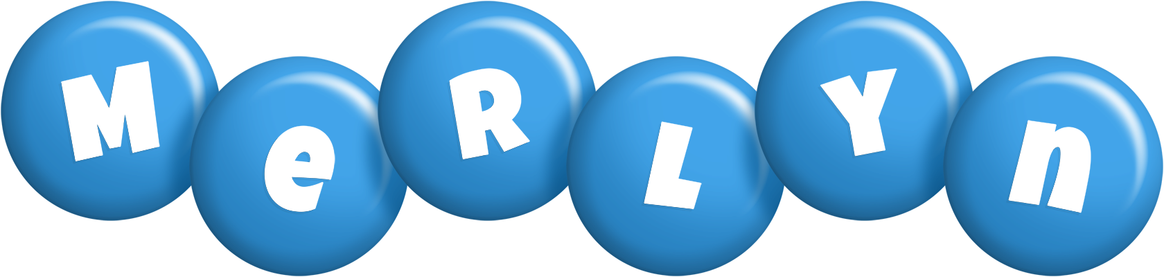Merlyn candy-blue logo