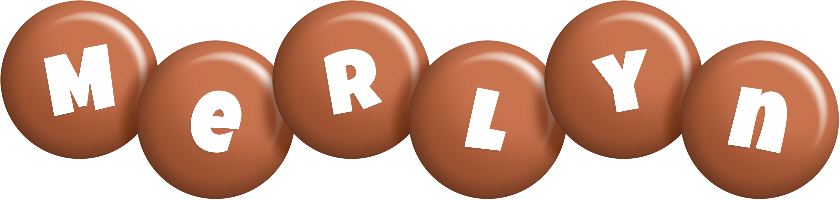 Merlyn candy-brown logo