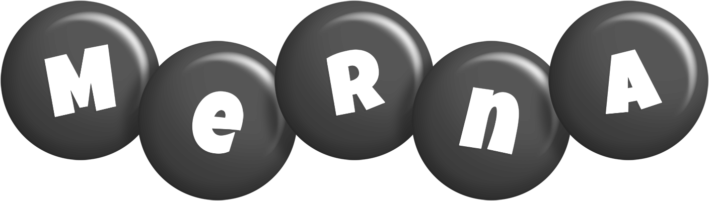Merna candy-black logo