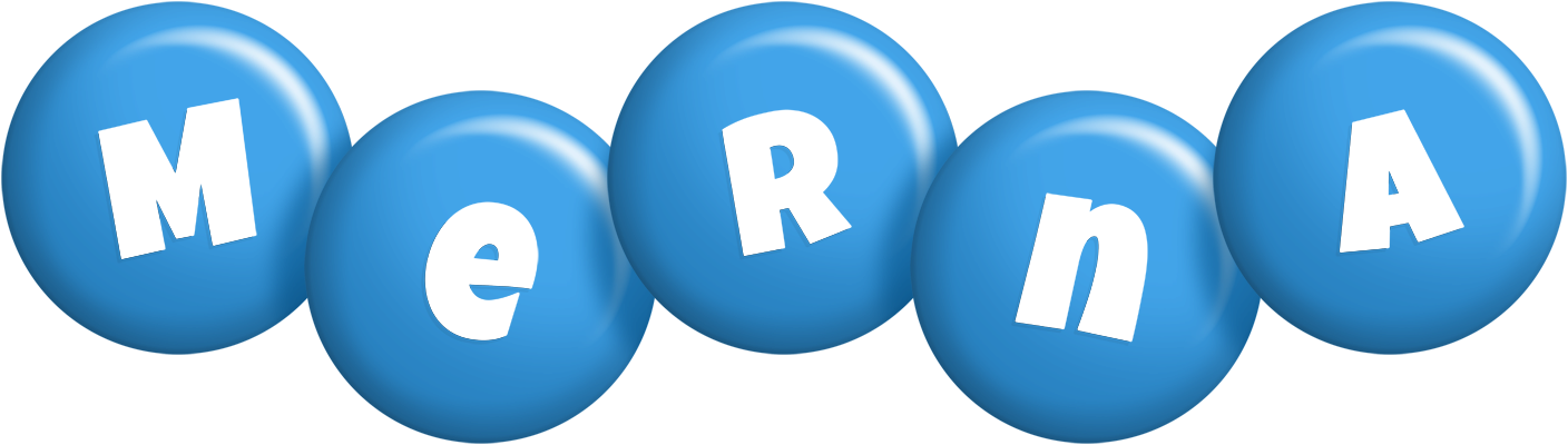 Merna candy-blue logo