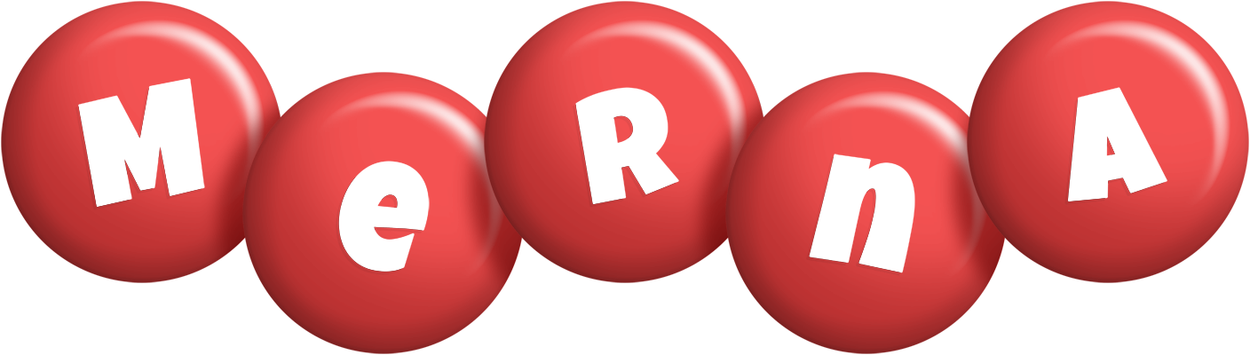 Merna candy-red logo