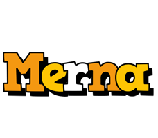 Merna cartoon logo