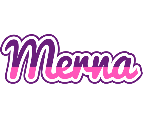 Merna cheerful logo