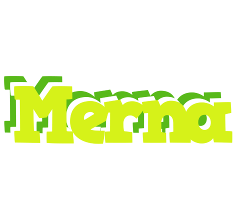 Merna citrus logo