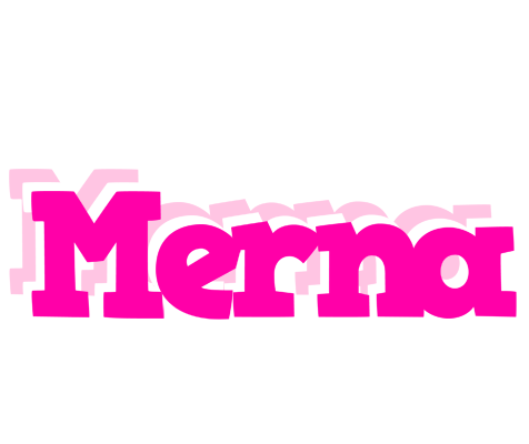 Merna dancing logo