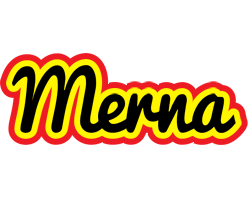 Merna flaming logo