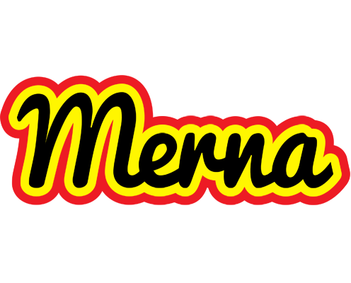 Merna flaming logo