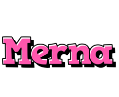 Merna girlish logo