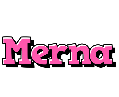 Merna girlish logo