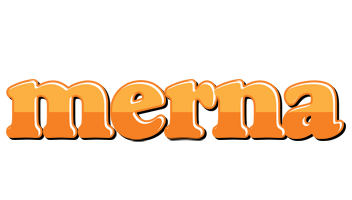 Merna orange logo