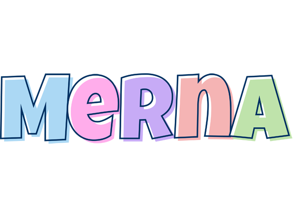 Merna pastel logo