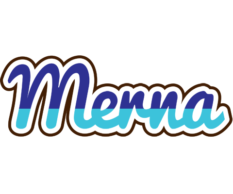 Merna raining logo
