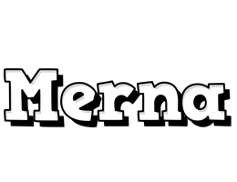 Merna snowing logo