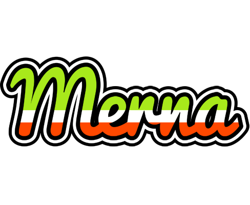 Merna superfun logo