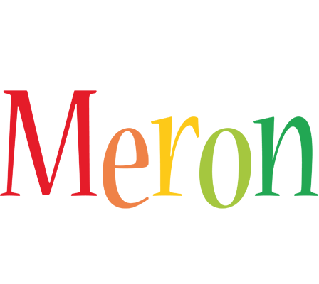 Meron birthday logo