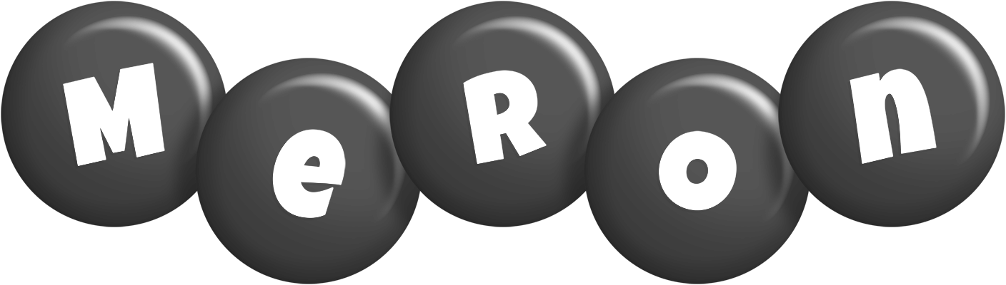 Meron candy-black logo