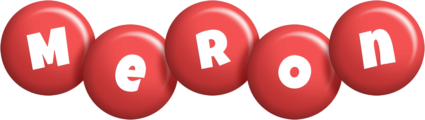 Meron candy-red logo