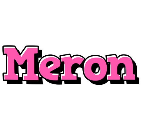 Meron girlish logo