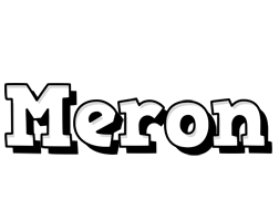 Meron snowing logo