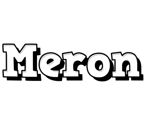 Meron snowing logo