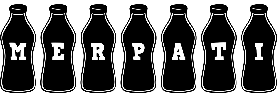 Merpati bottle logo