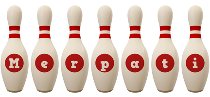 Merpati bowling-pin logo