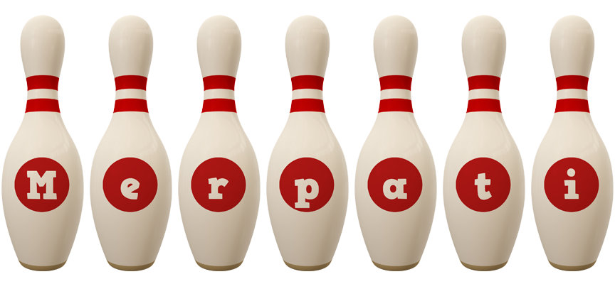 Merpati bowling-pin logo