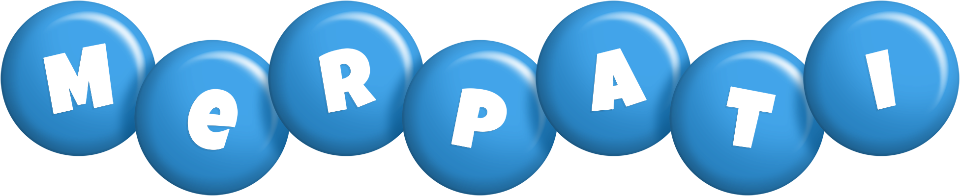 Merpati candy-blue logo