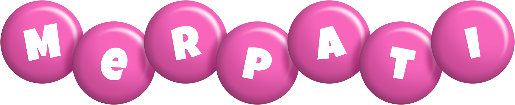Merpati candy-pink logo