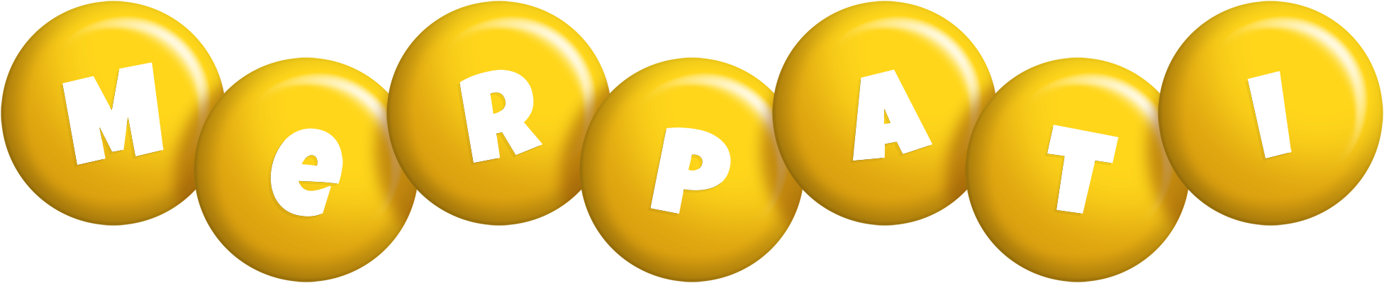 Merpati candy-yellow logo