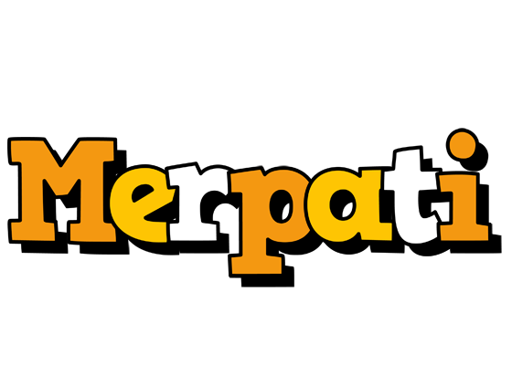 Merpati cartoon logo