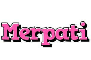Merpati girlish logo
