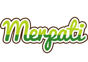 Merpati golfing logo