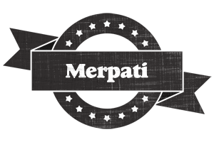 Merpati grunge logo