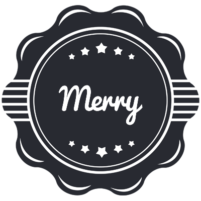Merry badge logo