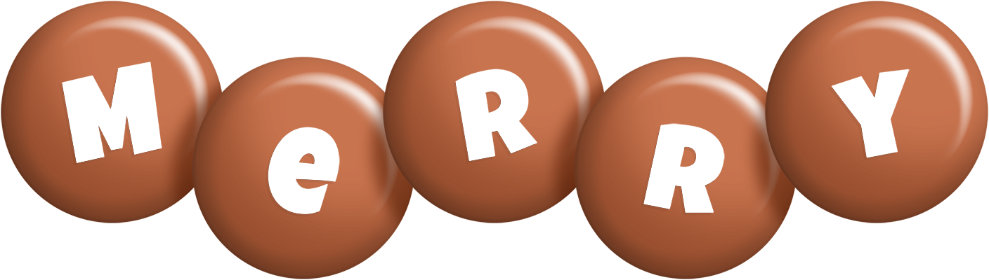 Merry candy-brown logo