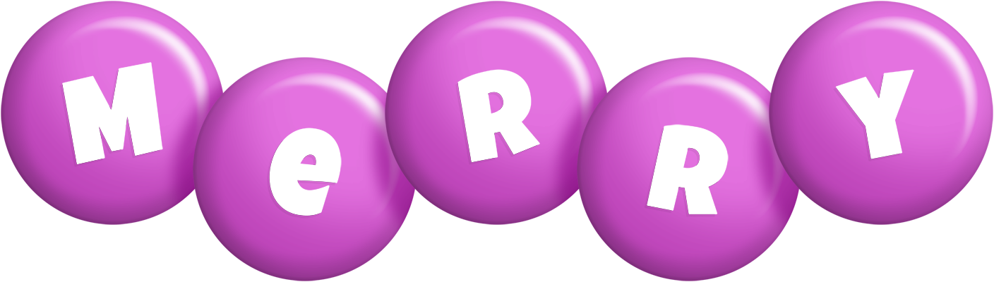 Merry candy-purple logo