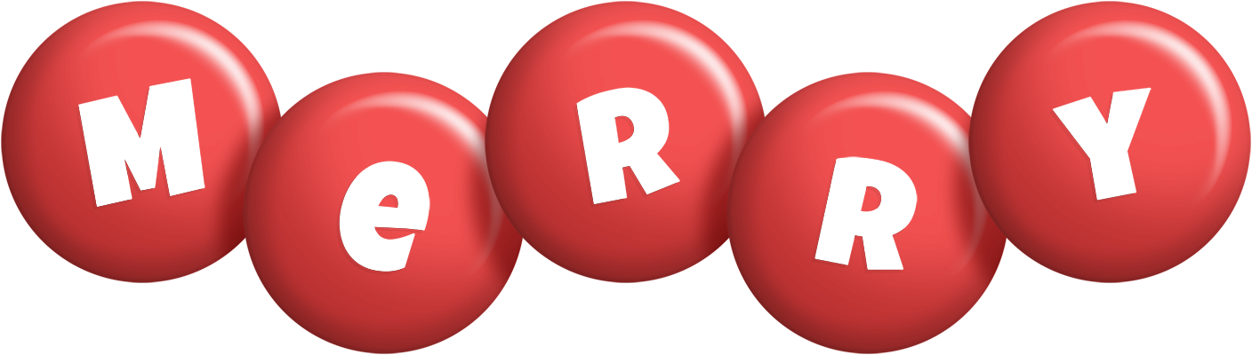 Merry candy-red logo