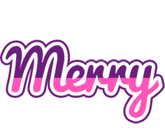 Merry cheerful logo