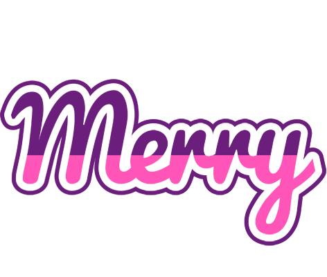 Merry cheerful logo