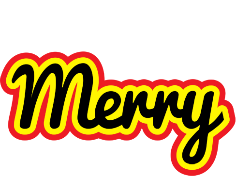 Merry flaming logo