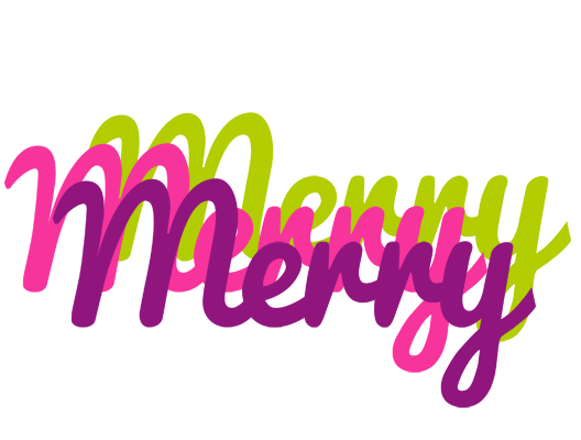 Merry flowers logo
