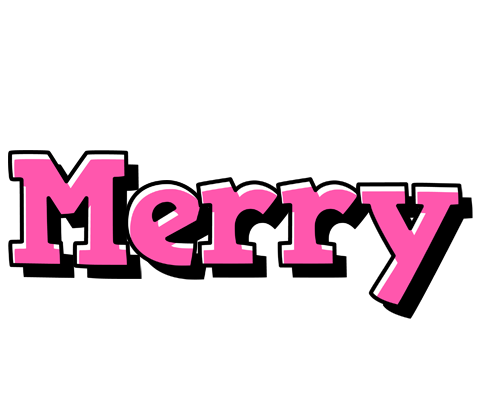 Merry girlish logo