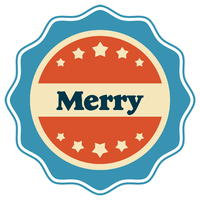 Merry labels logo