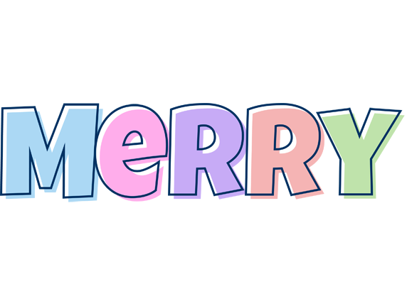 Merry pastel logo