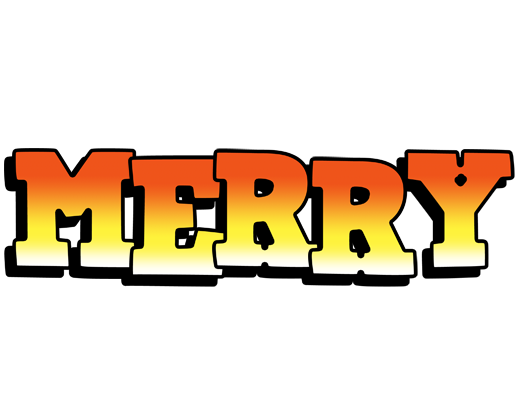 Merry sunset logo